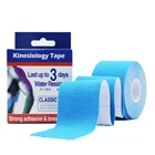 Спортивная эластичная хлопковая лента для снятия боли в мышцах, 5 м x 5 см