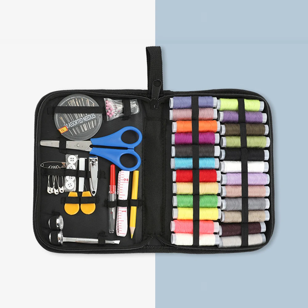 84 шт. портативный дорожный набор для шитья|Швейные инструменты и аксессуары| |