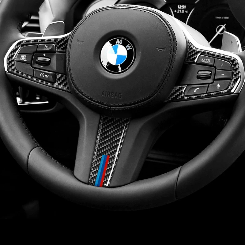 Автомобильное украшение интерьера литье M производительность углеродное