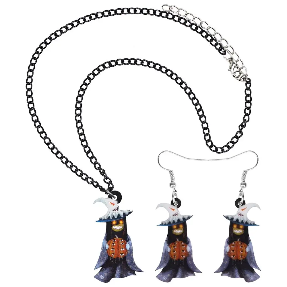 Акриловые украшения Bonsny для Хэллоуина набор украшений в виде демона тыквы