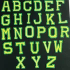 Аппликация для одежды, сумок, обуви, 26 шт.компл., смешанные цвета, Английский алфавит, буквы A-Z