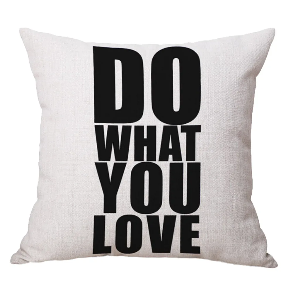 

Pillow Cover Pillow Cases Home Decor Black And White Cushion Cotton Cushion Cover Housses De Coussinfedere Cuscini Divano