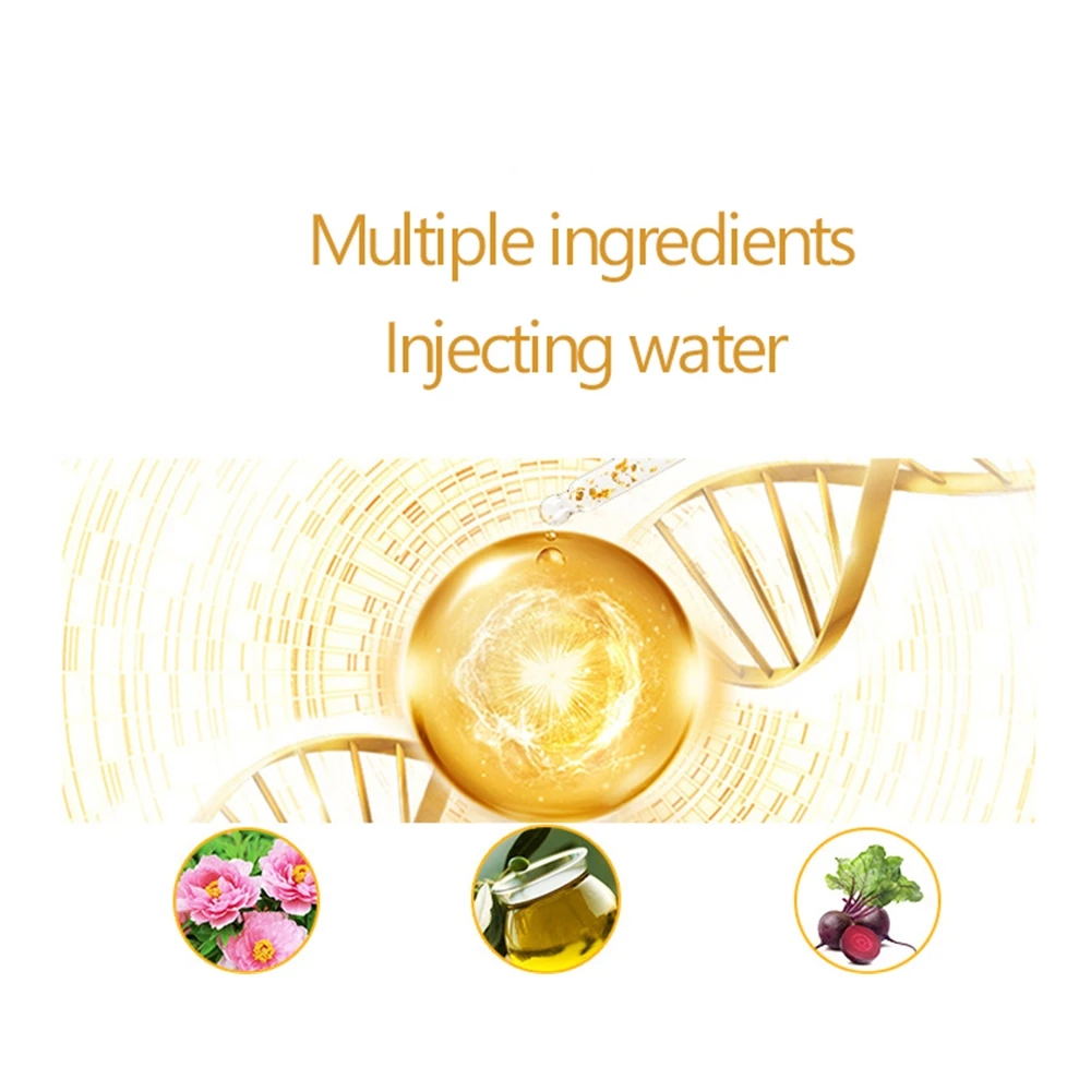 24K гиалуроновая кислота увлажняющая маска вставки шелковой сжимает поры кожи для