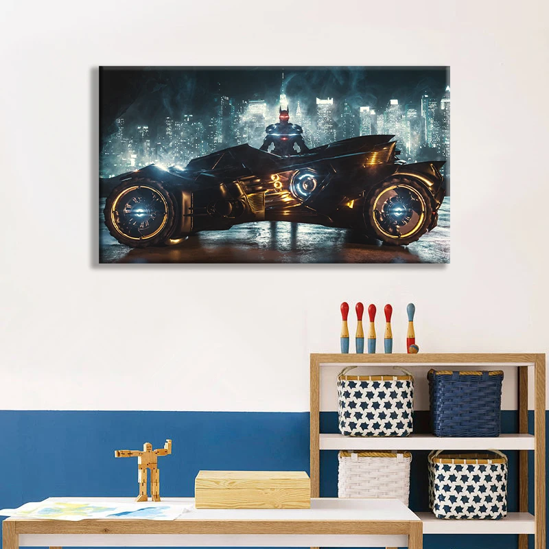 Печатный арт DC comics герой Лиги справедливости Бэтмен печать машина печатный