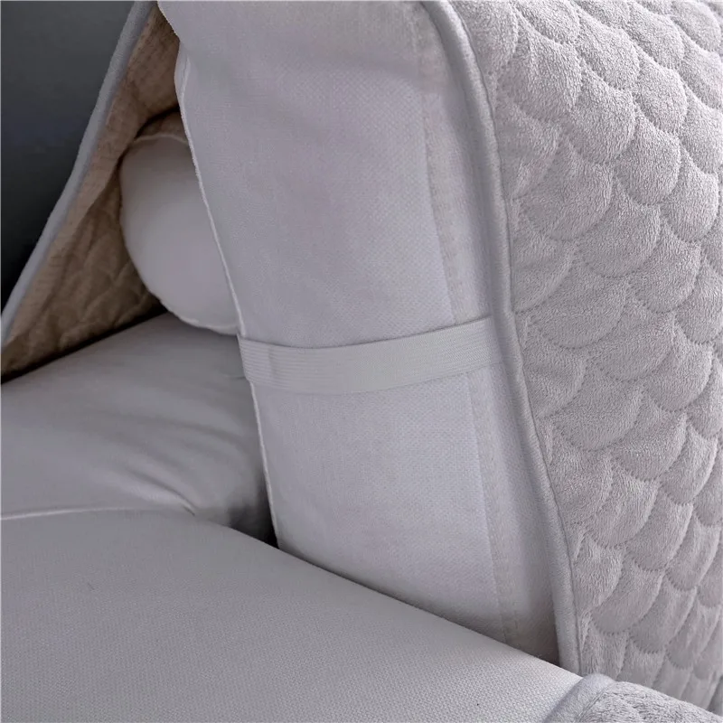 New Design Plush Sofa Cover Non-slip Polyester Soft Comfortable Couch with Side Pocket Multipurpose Furniture | Дом и сад