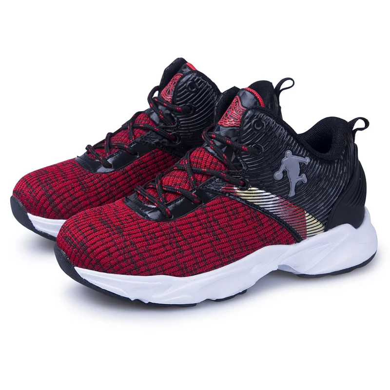 Баскетбольная обувь для мальчиков высокое качество мягкая Нескользящая детская