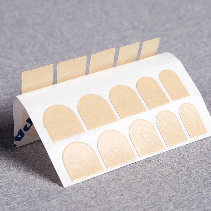 200pcs/постельное белье набор накладных ногтей Двусторонняя Стикеры клей