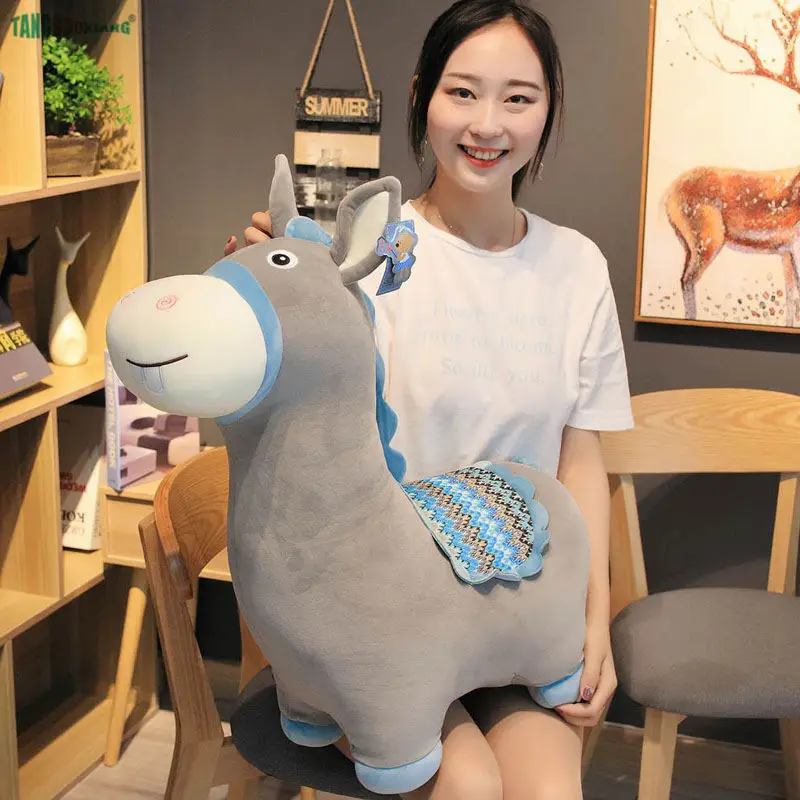 

25-65cm Donkey Plush toys Soft stuffed plush animals dolls kids toy 100% cotton