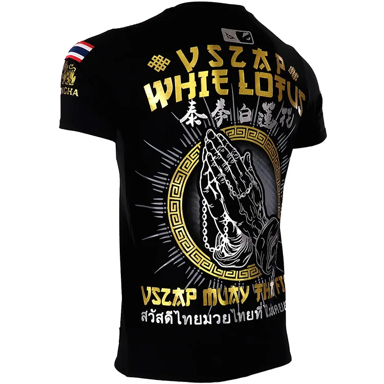Спортивная майка VSZAP MMA Муай Тай одежда для фитнеса эластичные трико борьба |