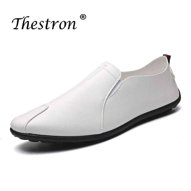 Новинка Роскошные Мужские Молодежные повседневные туфли слипоны деловые