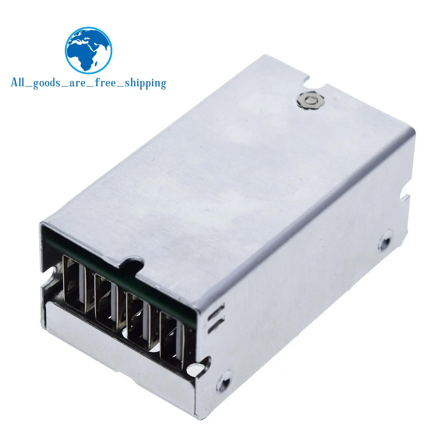 TZT DC-DC 9 в 12 В 24 в 36 В до 5 В понижающая плата 5A 4 USB выход понижающий преобразователь модуль питания с алюминиевым корпусом для телефонов