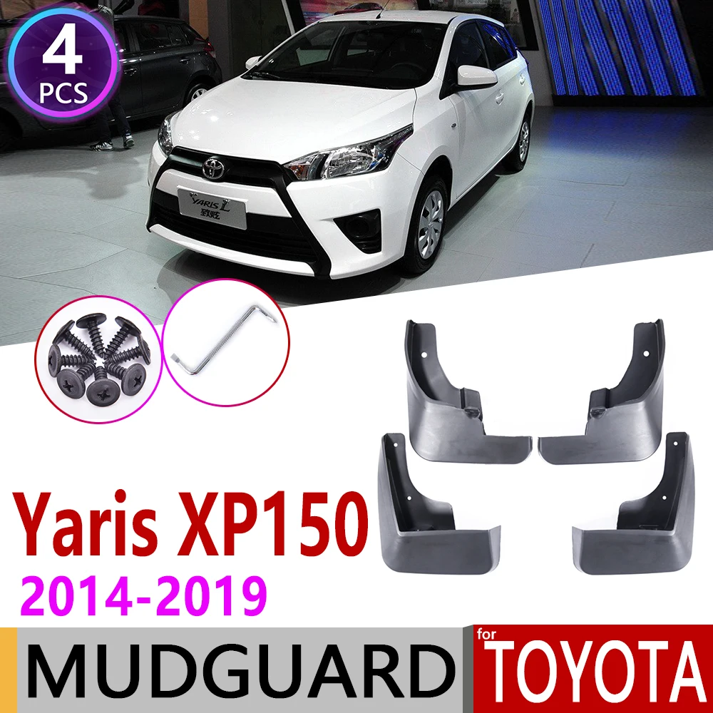 

Mudflap for Toyota Vios Yaris XP150 Hatchback 2014~2019 Fender Mud Guard Splash Flaps Mudguard Accessories 2015 2016 2017 2018