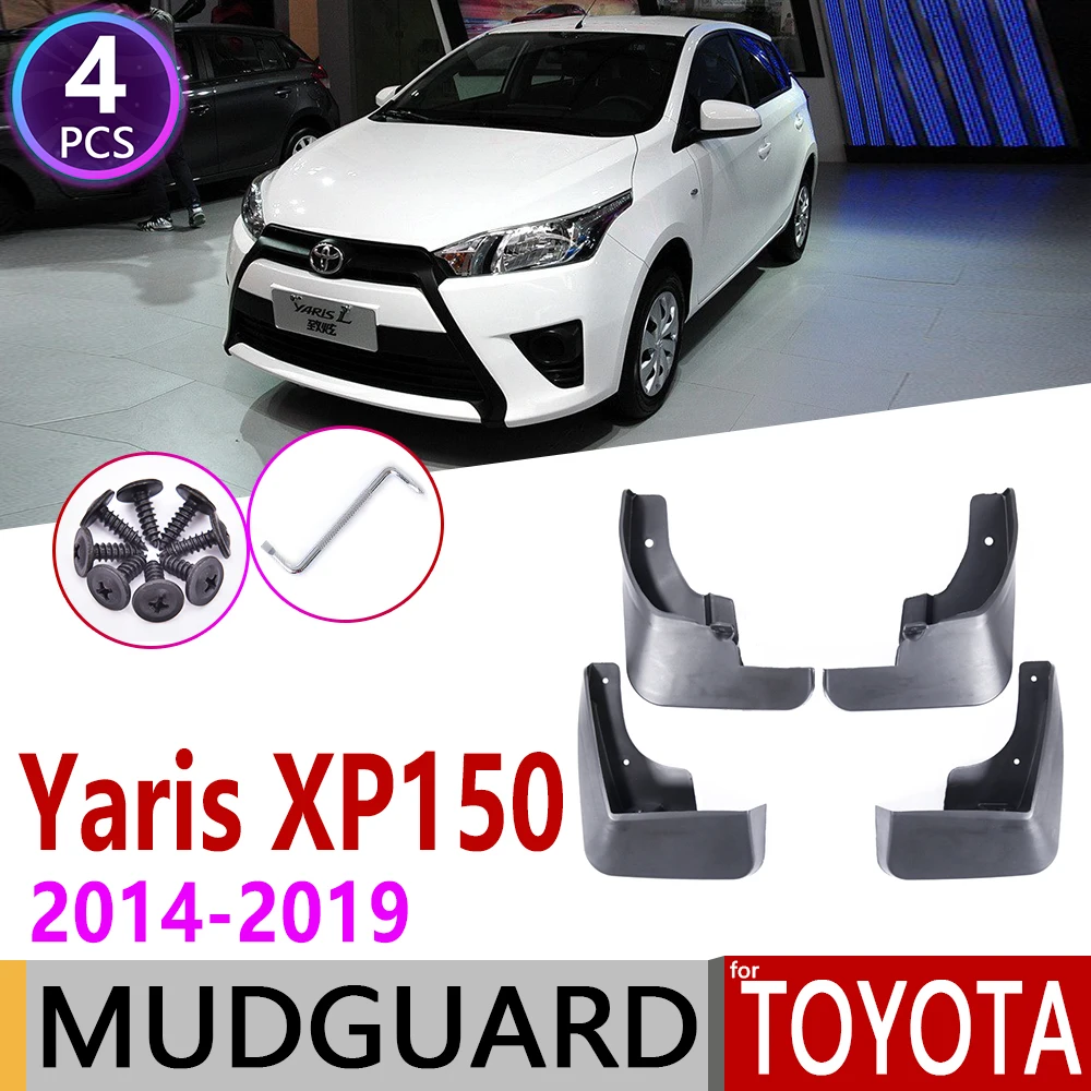 

Брызговик для Toyota Vios Yaris XP150 хэтчбек 2014 ~ 2019 Fender брызговик Всплеск закрылки брызговик аксессуары 2015 2016 2017 2018