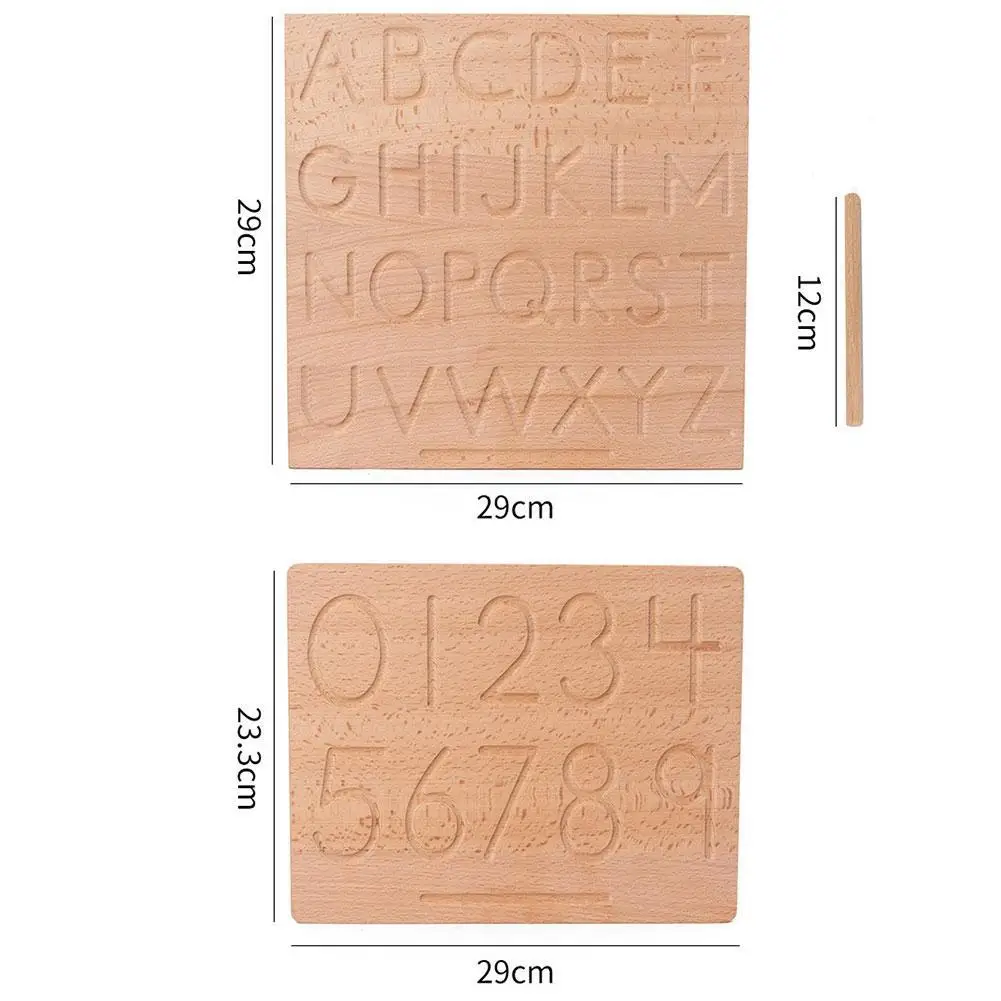 

Concave-convex Groove Training Board Montessori Numbers Blind Geometric Over Writing Letters 3 Old Board Year Figures T5Z7