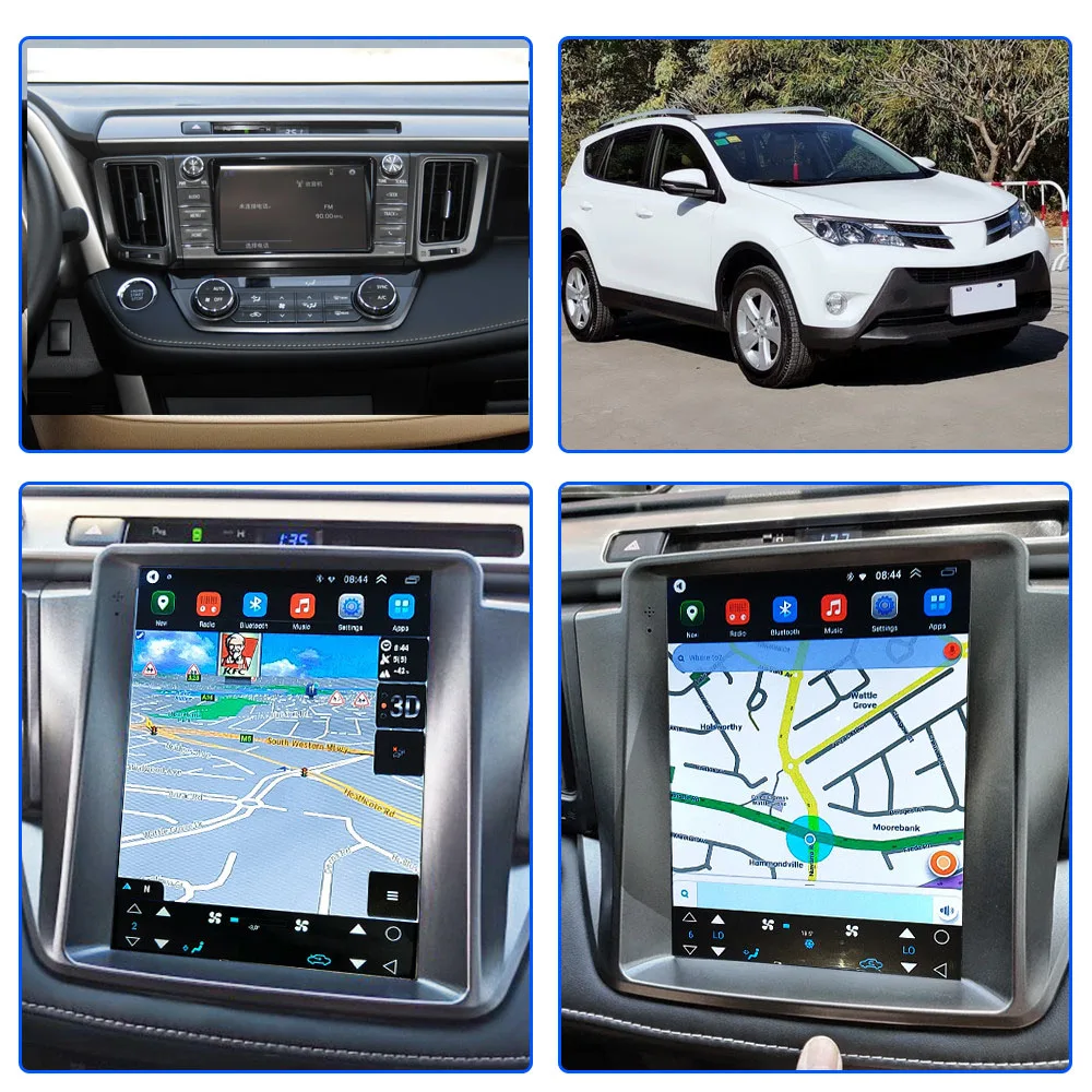 Автомобильный плеер Android 10 для Toyota RAV4 Rav 4 2013 2014 2015 2016 2017 2018 2din радио мультимедийное