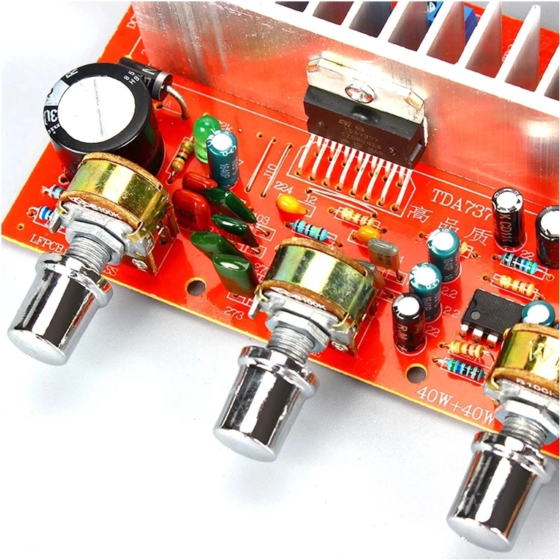 DX 7377 TDA7377 DC12V 40 Вт Автомобиль DIY стерео двухканальный Мощность Плата усилителя