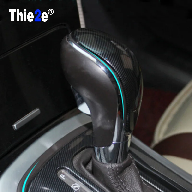 Стайлинг автомобиля ABS Chrome AT чехол для рычага переключения передач обшивки Opel ASTRA