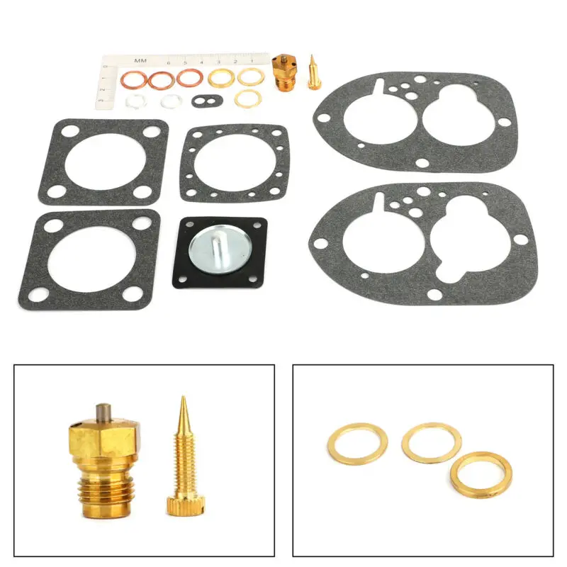 Parts Carburetor repair kit 1set Fit For Volvo Penta SOLEX 44 PA-1 INBOARD MARINE 856472 Metal