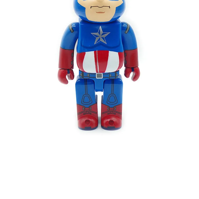 

28CM Bearbricklys Action Figures Cartoon Blocks Bear Dolls PVC Street Art Collectible Models Toys to Friends Gifts