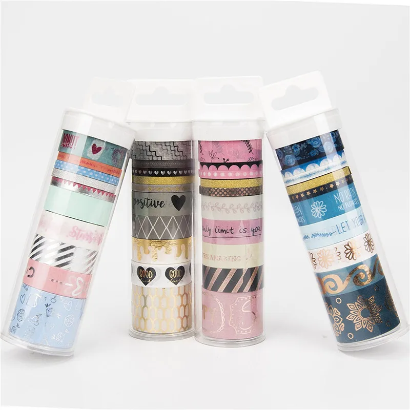 Lovedoki Золотая Васи бумажная лента из фольги для блокнота набор лент оформления