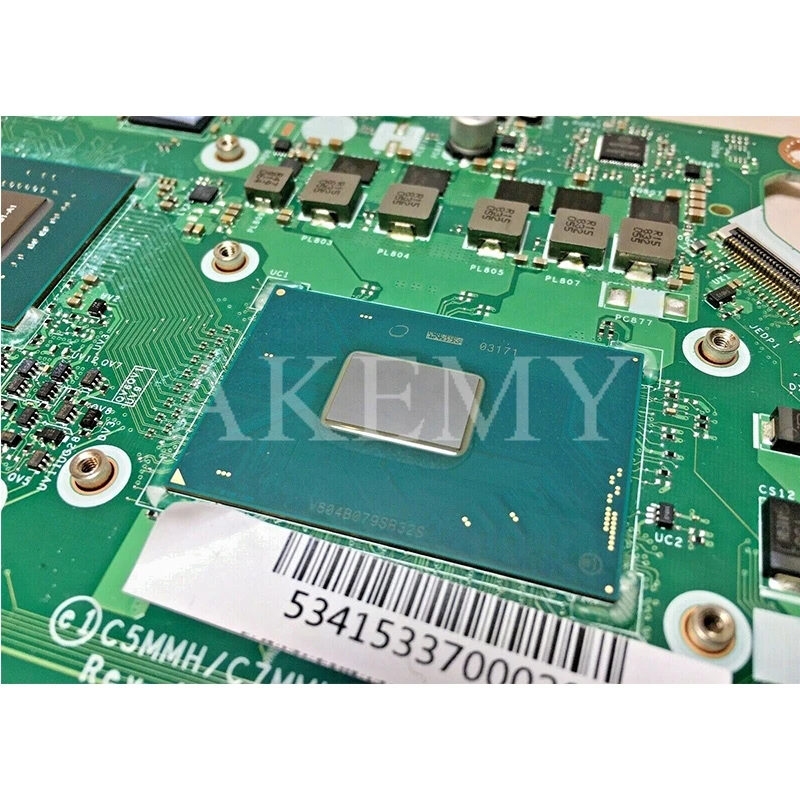

LA-E911P Laptop motherboard For Acer A715-71G original mainboard I7-7700HQ GTX1050