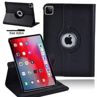 tablet cover rotating 360 for ipad pro 11 20182020 with smart auto wake up sleep flip leather stand case free stylus