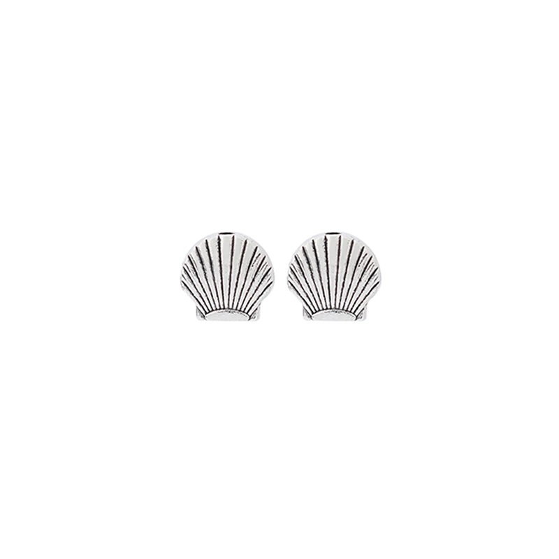 ZXZ 50 шт Scallop Seashell Spacer Бусины 2 сторонние для ювелирных изделий|Бусины| |