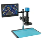 Цифровой увеличительный микроскоп SONY IMX307 1080P HD 180X 300X, видеомикроскоп, измерительная промышленная камера для часов, инспекция по ремонту печатных плат