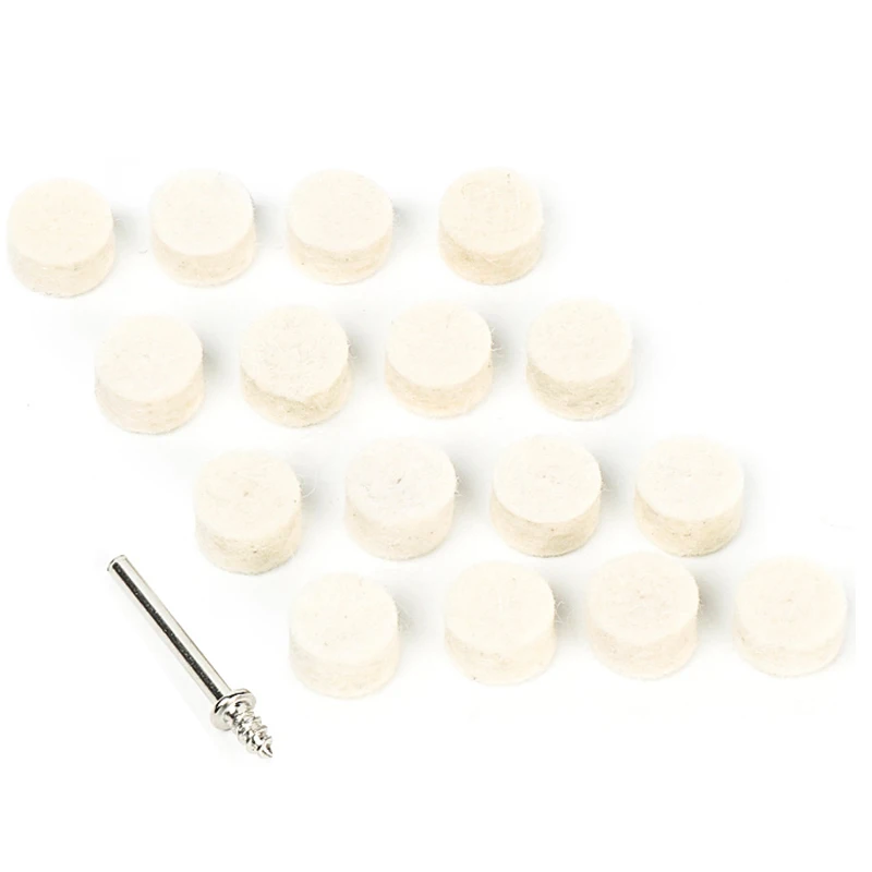 Насадка для дрели 17 шт./лот войлочное полировальное колесо Аксессуары Dremel