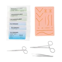 1 set suture training tool simulation suture skin suture training supplies medical student suture training set