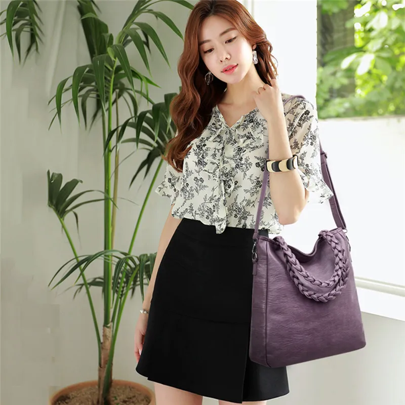 

Designer 2PCS Women's Leather Handbag Set Bags Large Leather Tote Bags for Women Luxury Shoulder Bag