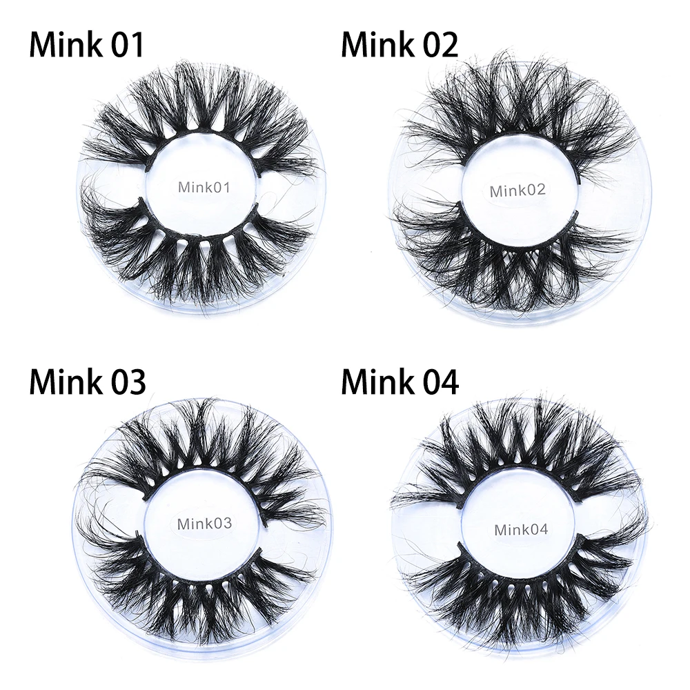 3D 25 мм норковые накладные ресницы натуральные длинные висячие ручная работа