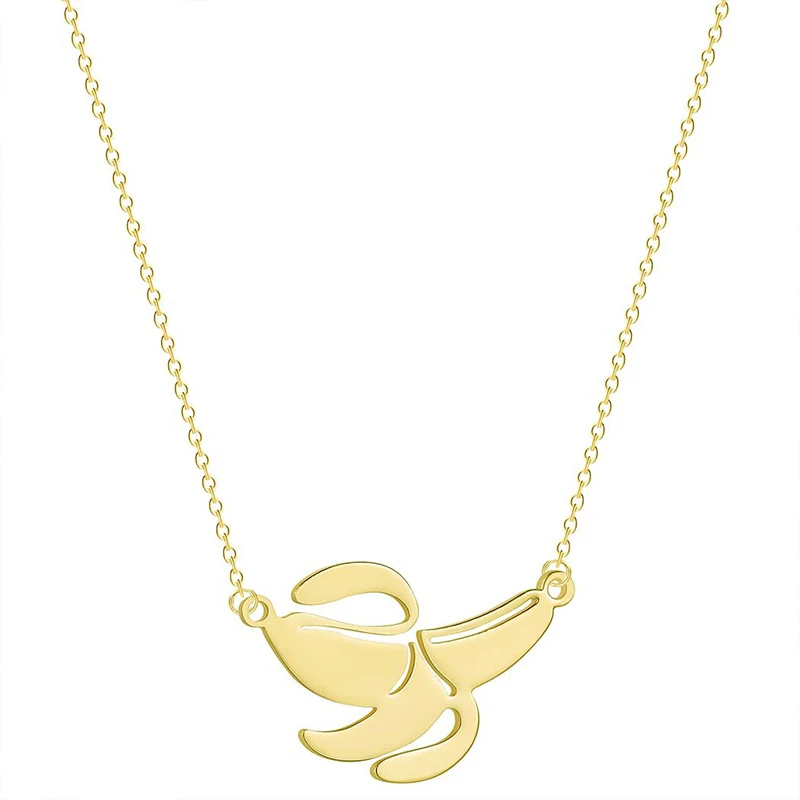 Ожерелья-бананы для женщин милые Подвески в виде фруктов золотые цепочки из