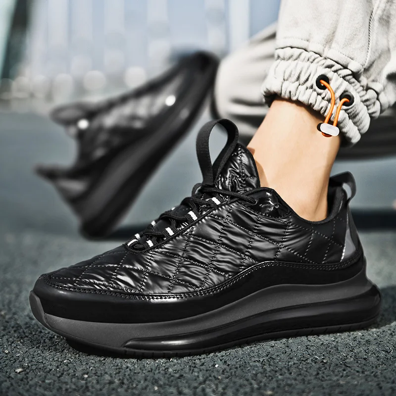 

New Sneakers Men Running Shoes Casual Air Cushion Shoes Men Breathable Lace Up Outdoor Walking Sport Footwear Fashion Trainers