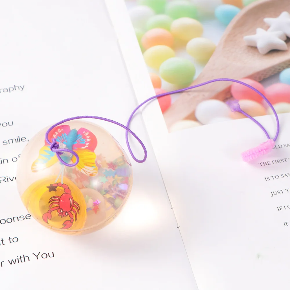 

4PCS Flash Jumping Balls Bounce Balls Kids Outdoor Toys Birthday Gifts for Children Random Pattern 5.5cm