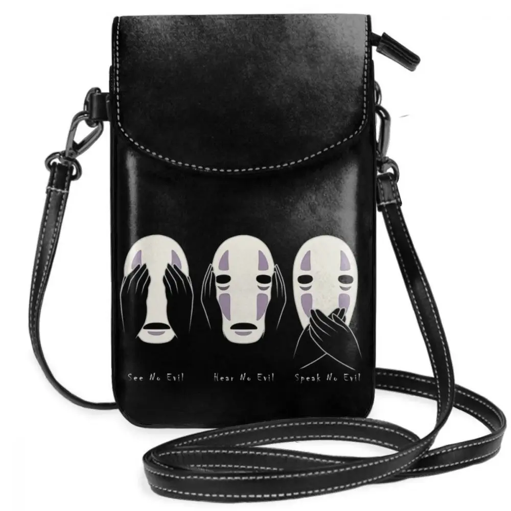 Сумка на плечо без лица женская сумка через с татуировкой Хаяо Миядзаки