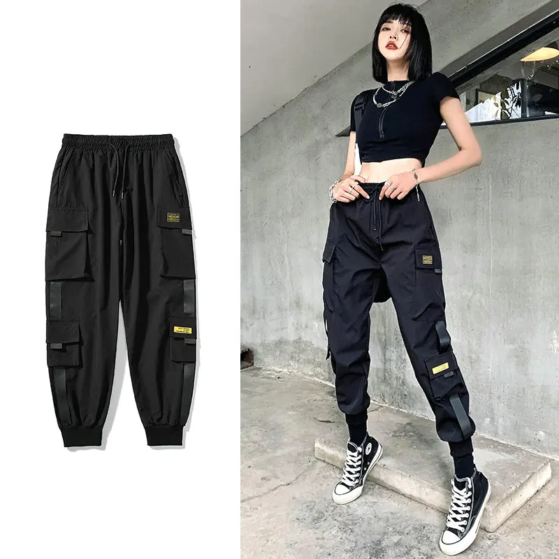 

New Mens Cargo Pants Multi Pocket Harem Pants Male Streetwear 2023 Fashion Mens Casual Jogging Pants Elastic Waist Trousers 5XL