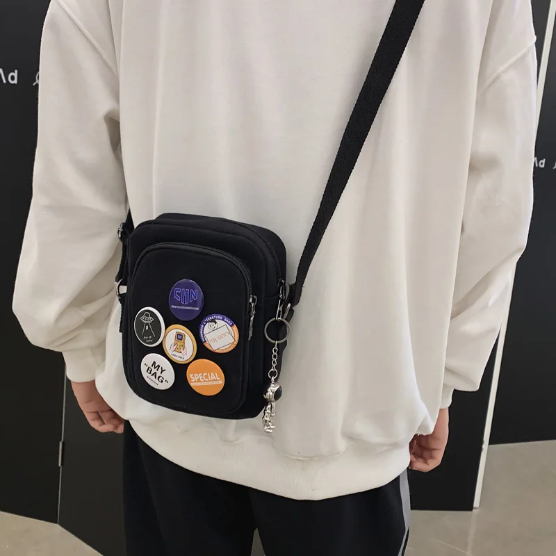 

Messenger Bag Couple New Ins Fashion Brand Female Japanese Casual Fashion All-match Shoulder Bag Shoulder Bag