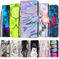 Case For Huawei Honor Lite Phone Cover Wallet Painted Leather Flip Book Funda Protective Bumper Case