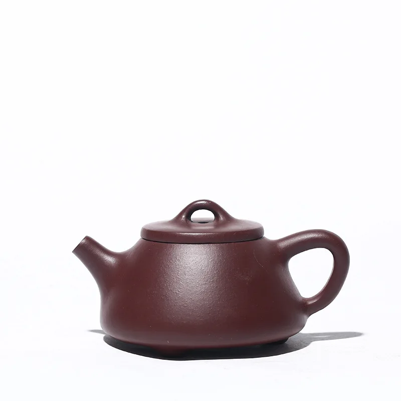 Ziye Stone Scoop Pot Zisha Teapot Yixing Handmade Pot Kung-fu Teaware  Purple Clay Drinkware For Puer Green Black Chinese Tea