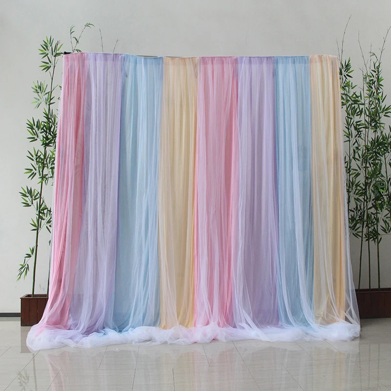 Новый необычный цветной свадебный фон занавеска сценический фотобудка наши