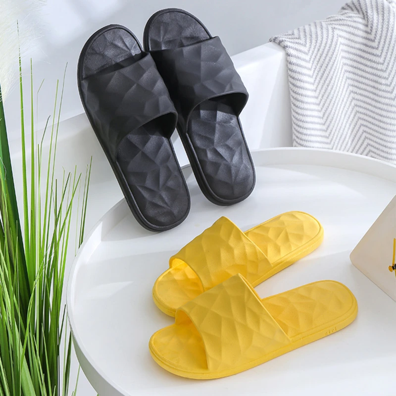 

Women Home Slippers Summer Non-Slip Indoor Bathroom Sandals Pvc Flat Shoes Women Men Couples Slides Sandalias New