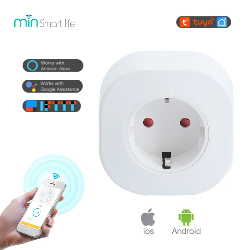 Умная розетка с Wi Fi 220 В 16 А 10 А|Аксессуары для электрических розеток| |