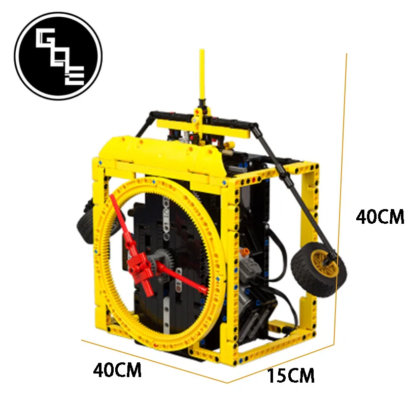 

Creative ideal MOC-31640 Balance Clock With Remontoire pendulum clock model building blocks bricks toys for kids christmas gifts