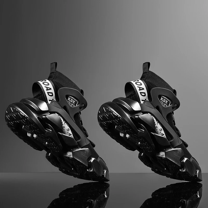 

Кроссовки мужские и женские сетчатые, спортивная обувь в стиле хип-хоп, дышащие, на платформе, для бега, Ретро стиль, 46