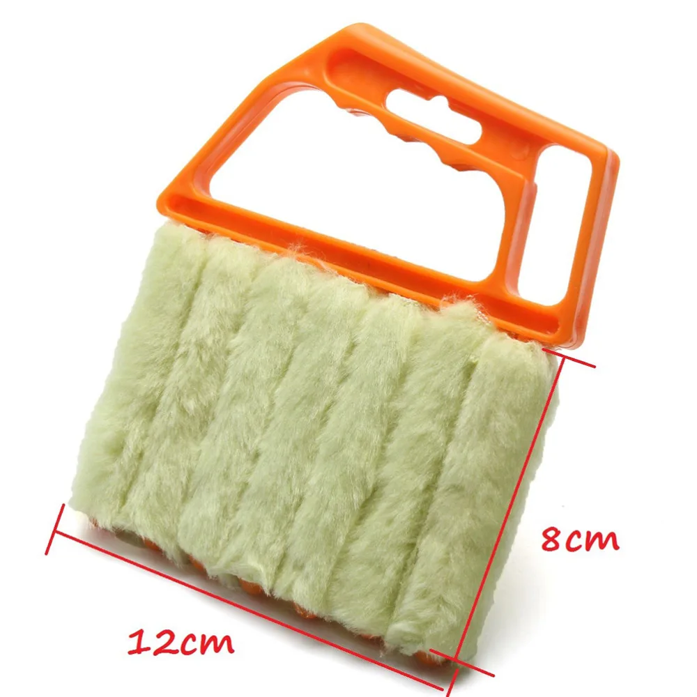 

1PCS Mini Dust Cleaning Brush 7 Hands Held Blind Cleaner Microfibre Venetian Blind Brush Window Air Conditioner Duster Cleaner