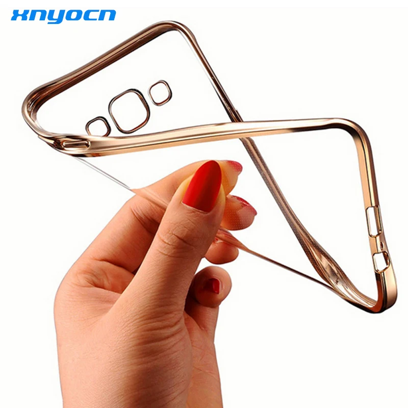 Ультратонкий розовый позолоченный с камнем Прозрачный чехол для Samsung Galaxy S6 S7 Edge S8