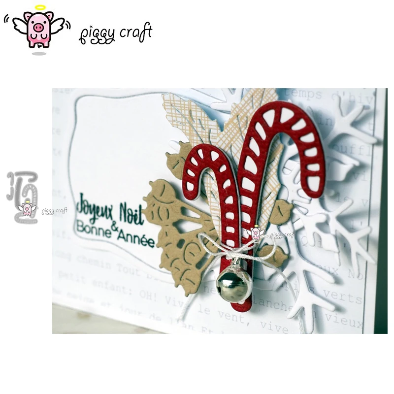 Металлические Вырубные штампы форма для вырезания рождественского тростника