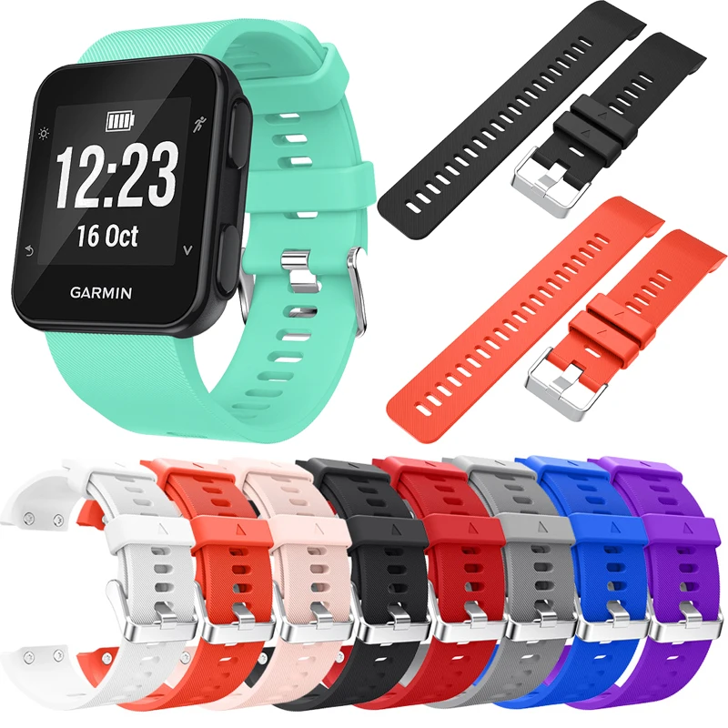 Силиконовый браслет для Garmin Forerunner 30 35 сменный модный спортивный ремешок часов