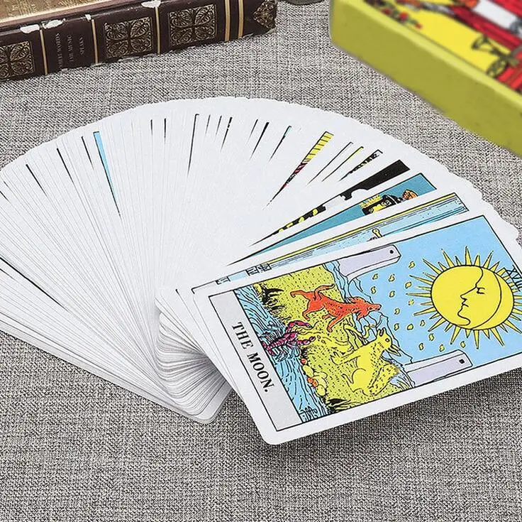 

Tarot Deck Cards 78ps English Tarot Card Novice Divination English Manual
